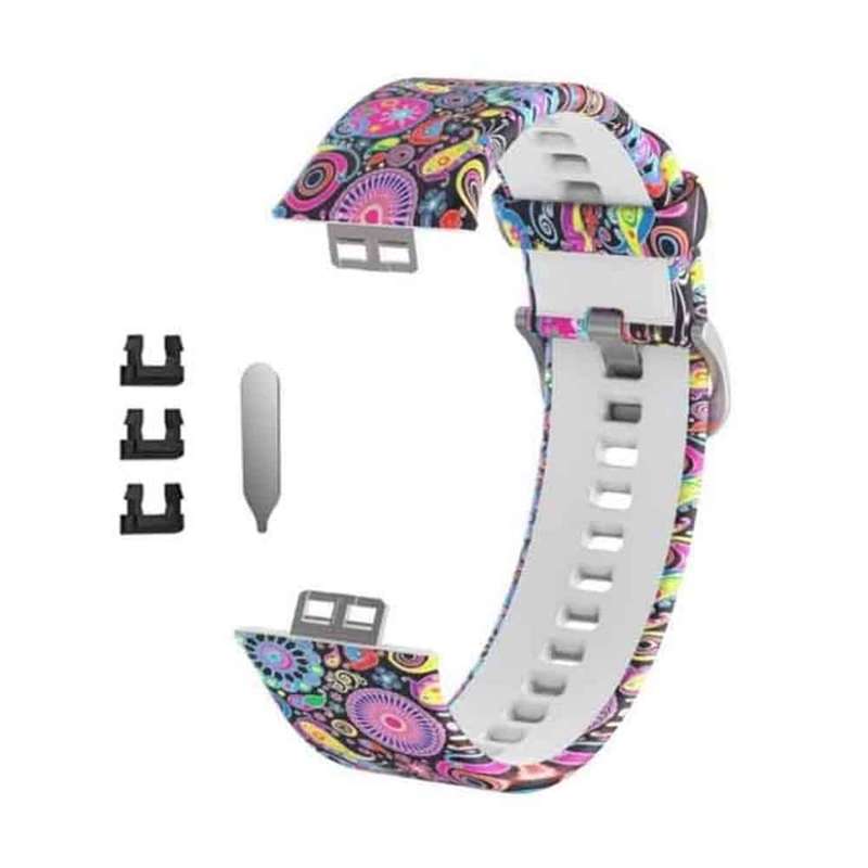Killer Deals Silicone Band for Huawei Watch Fit - Peacock