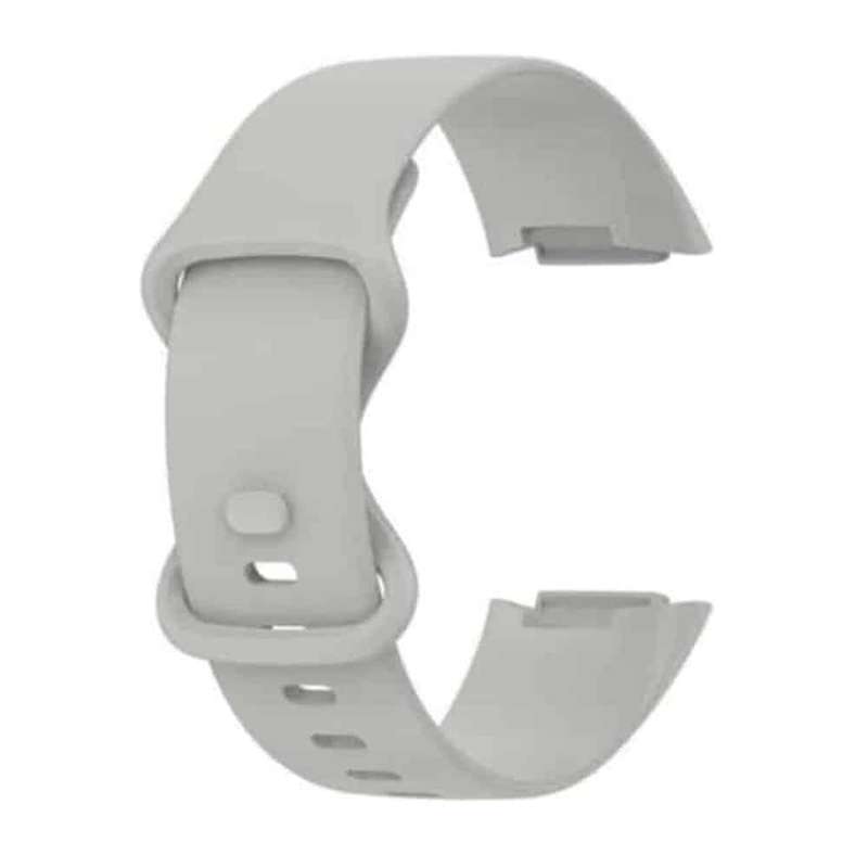 Fitbit Charge 5 Replacement Silicone Strap (S/M)- Grey
