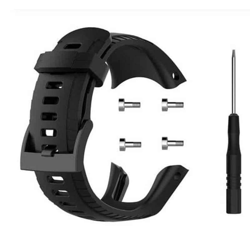 Suunto 5 replacement silicone strap - Black