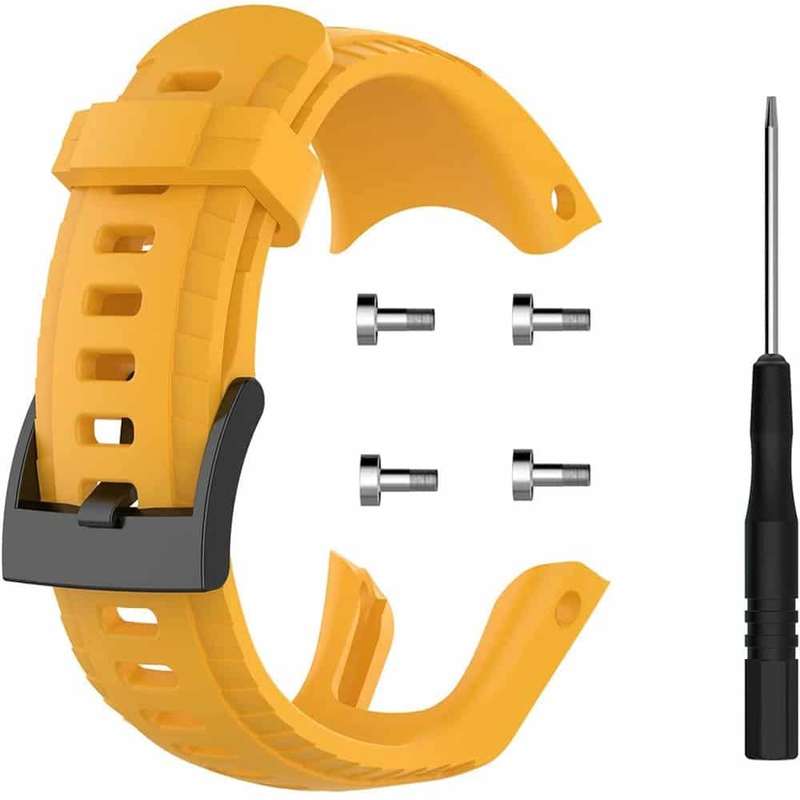 Killer Deals Suunto 5 replacement silicone strap - Mustard