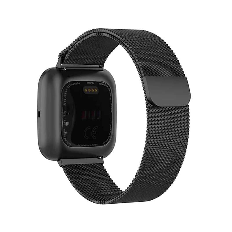 Killer Deals Stainless Steel Milanese Loop Strap for Fitbit Versa/Versa 2 (S/M) - Silver