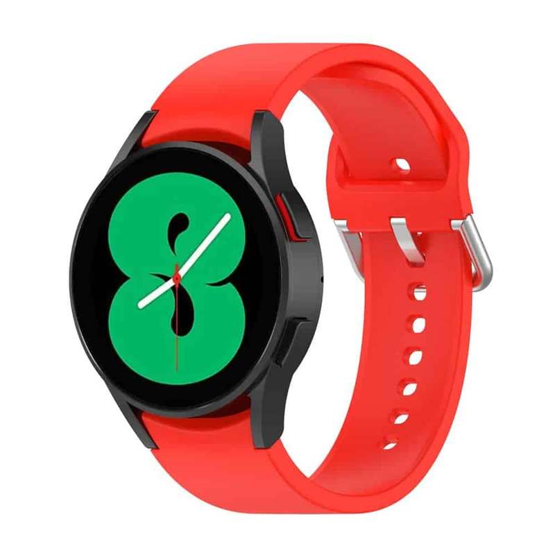 Killer Deals Silicone Band for Samsung Galaxy Watch 4 40mm/44mm (S/M) - Red