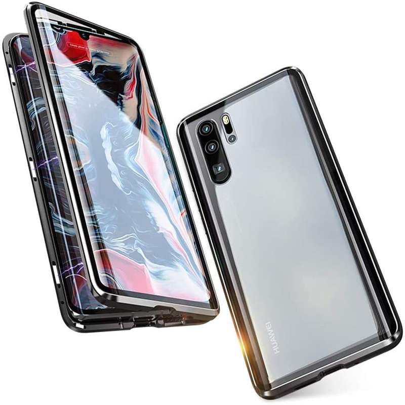 Killer Deals Replacement Magnetic Metal Tempered Glass Case for Huawei P30