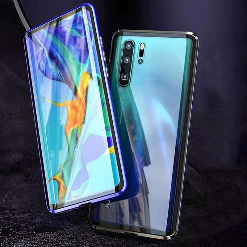 Killer Deals Replacement Magnetic Metal Tempered Glass Case for Huawei P30