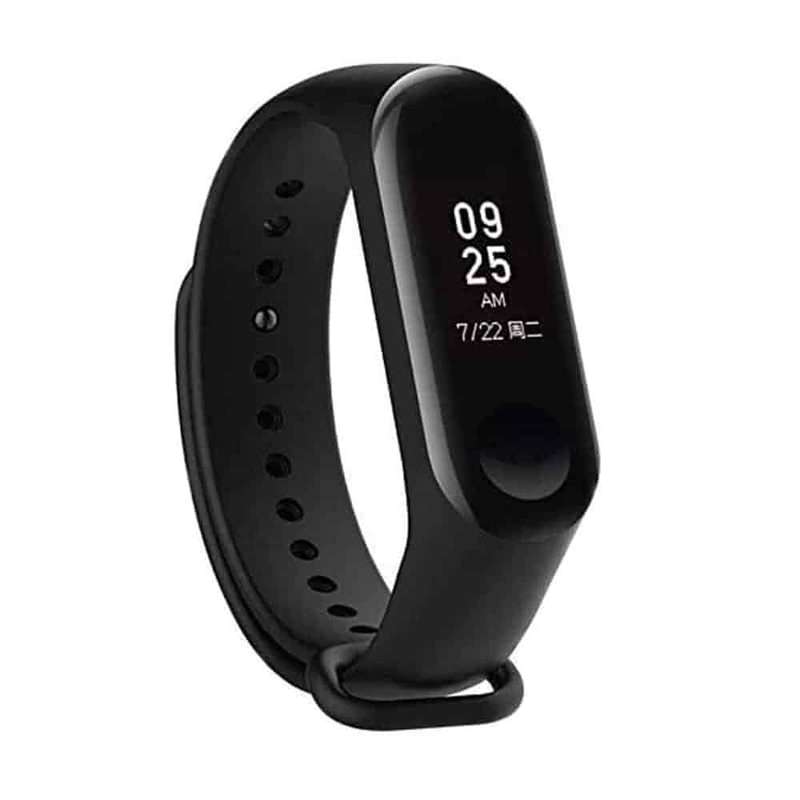 Silicone Strap for Xiaomi Mi Band 3/ 4- Black