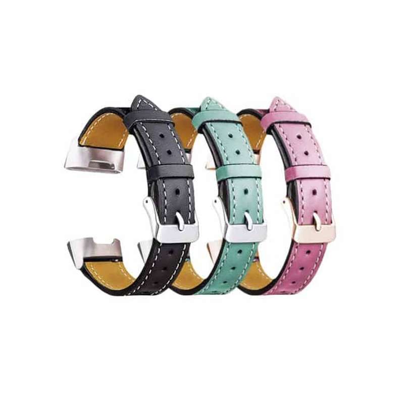 Killer Deals PE Leather Strap for Fitbit Charge 3/4, Sense - Frost Green