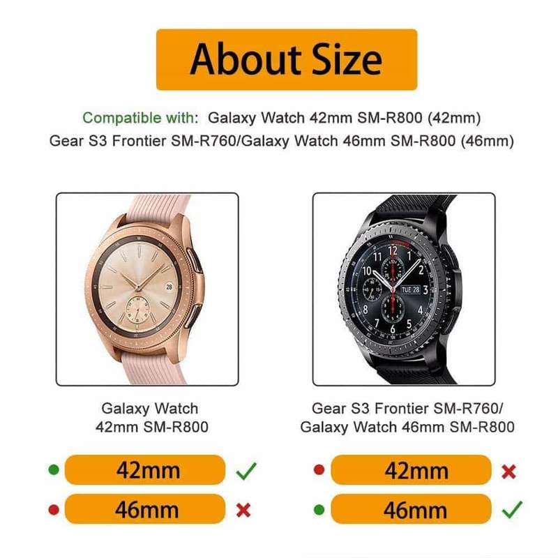 Killer Deals TPU Bump Guard Case for Samsung Galaxy 46mm watch - Silver
