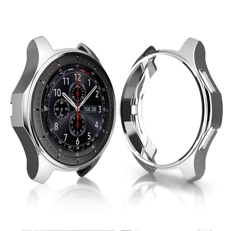 Killer Deals TPU Bump Guard Case for Samsung Galaxy 46mm watch - Silver