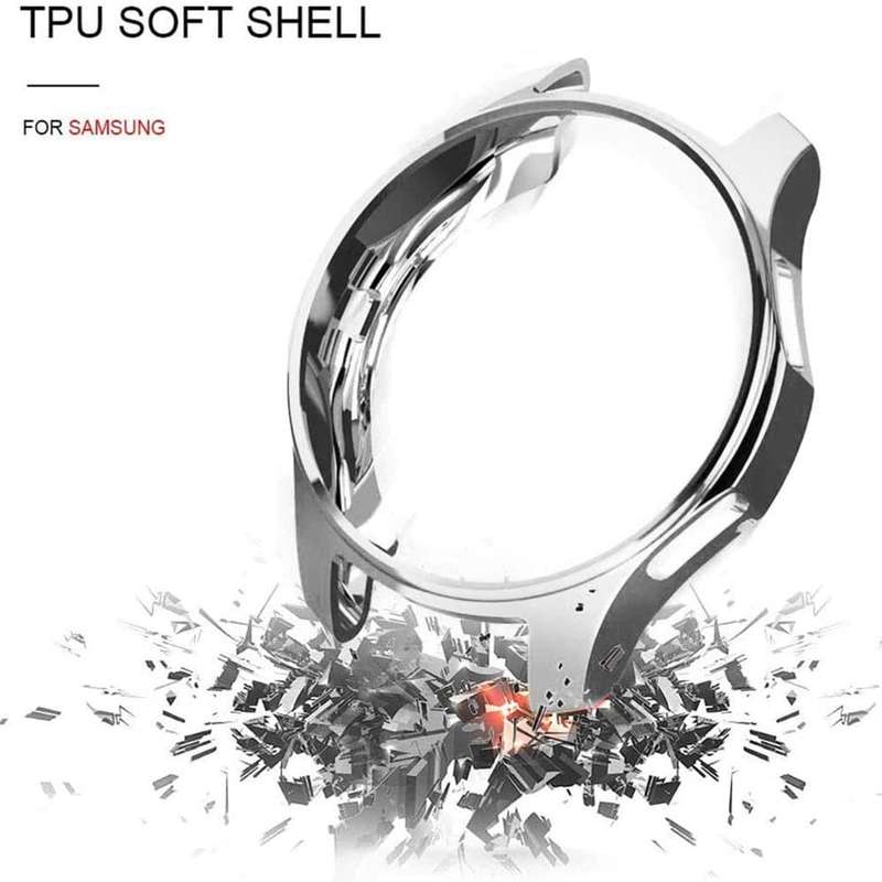 Killer Deals TPU Bump Guard Case for Samsung Galaxy 46mm watch - Silver