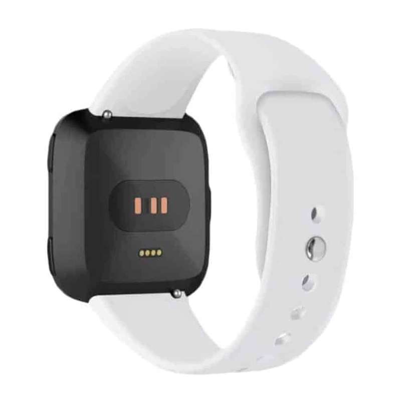 Killer Deals Silicone Strap for Fitbit Versa(M/L) - White