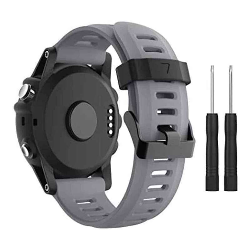 Killer Deals 26mm Garmin Fenix 3/5X/6X Silicone Strap - Blue