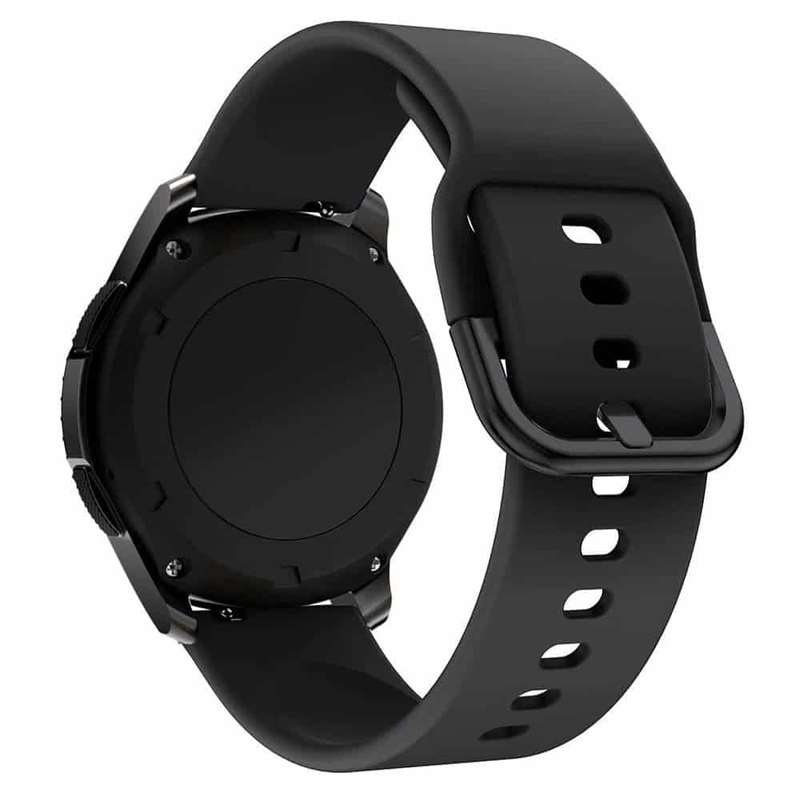 20mm Universal Silicone Strap - Black