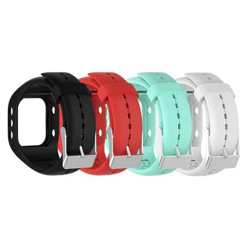 Killer Deals Silicone Strap for Polar A300 (S/M/L) - Black