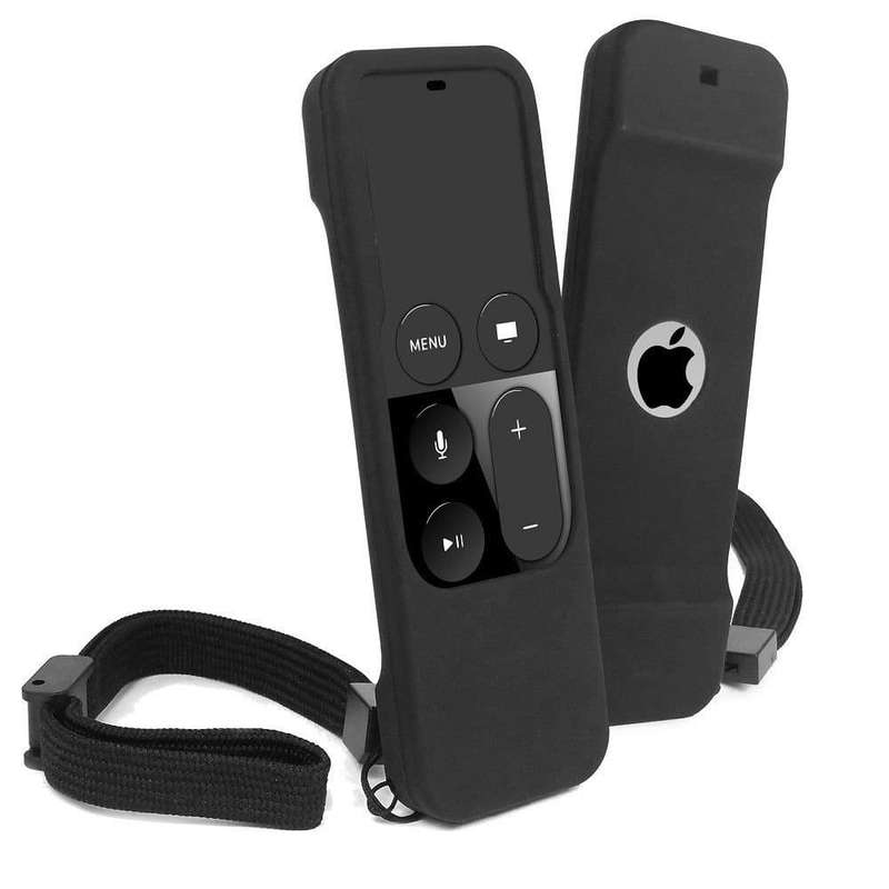 Silicone Remote Case for Apple TV 4K 32GB/64GB- Black x2 Combo