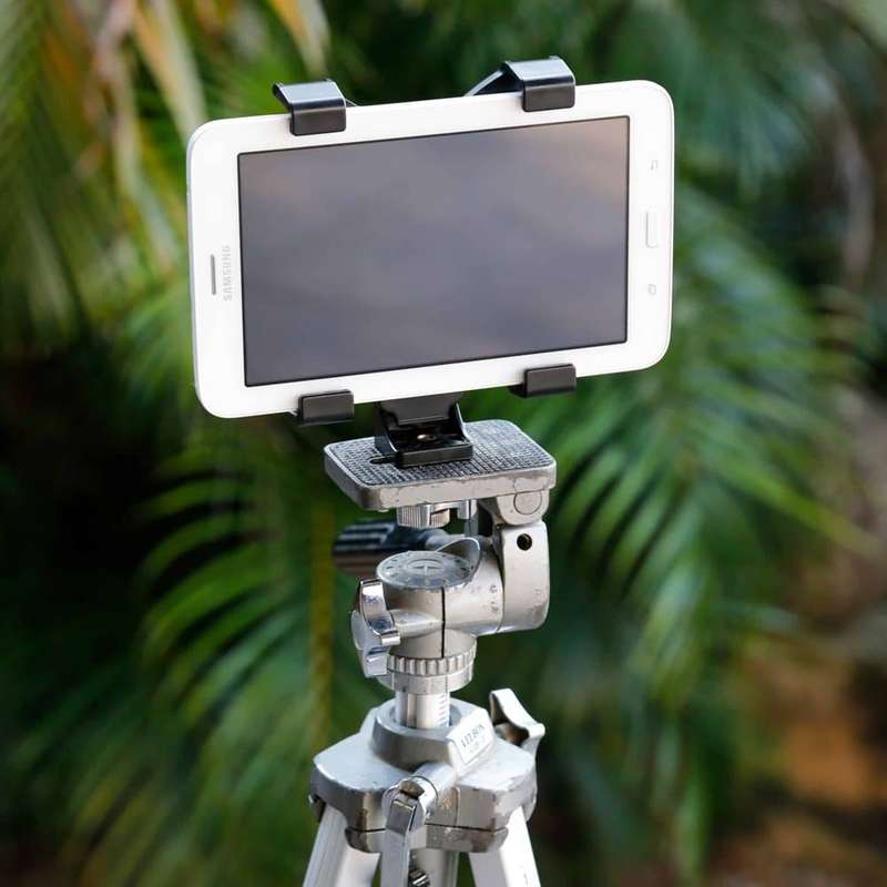 Action Mounts iPad/Samsung tablet video universal tripod mount + adapter