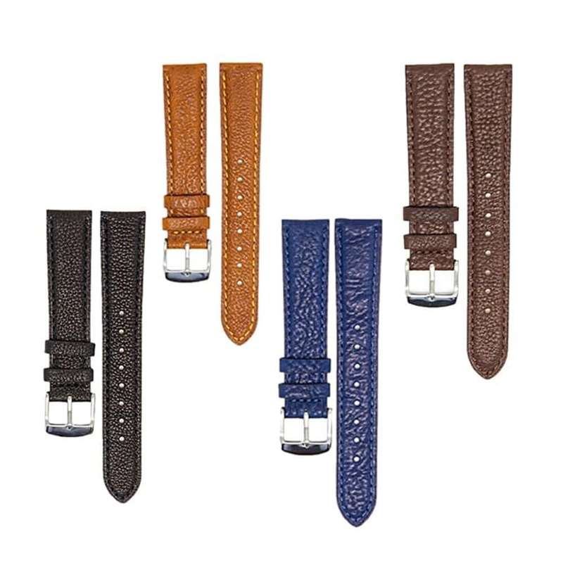 Killer Deals 18mm Garmin Vivoactive 3S/4S genuine leather strap - Blue