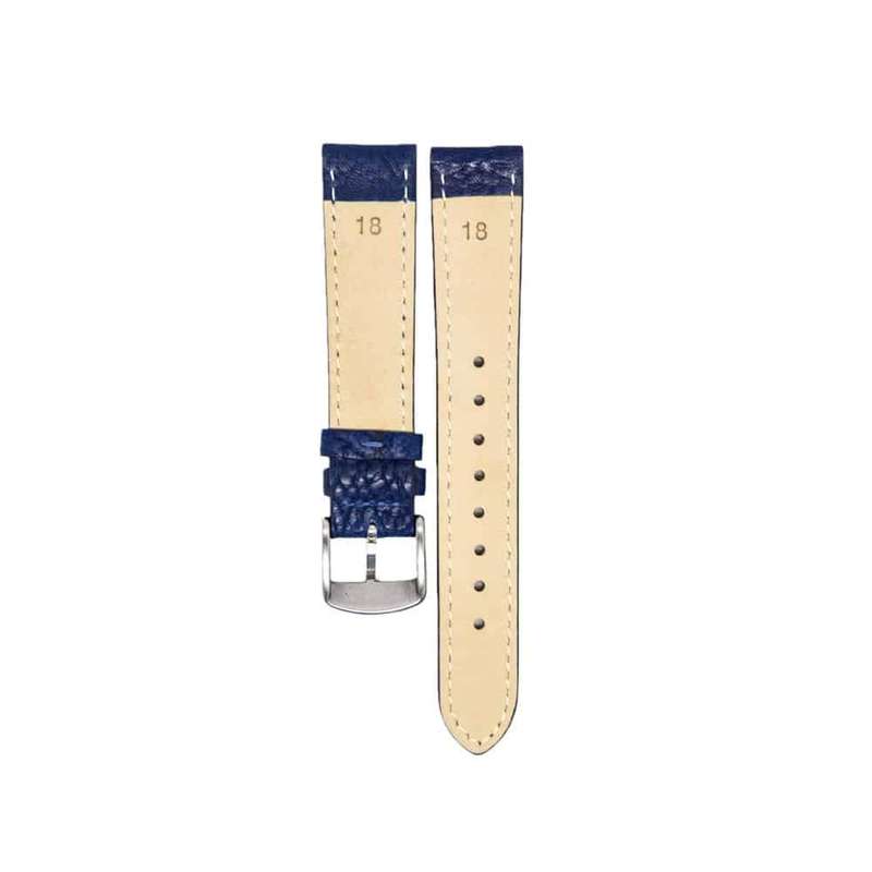 Killer Deals 18mm Garmin Vivoactive 3S/4S genuine leather strap - Blue