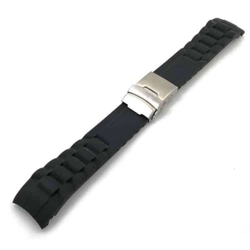 Killer Deals 24mm Universal brand replacement silicone watch strap - Navy (M-L)