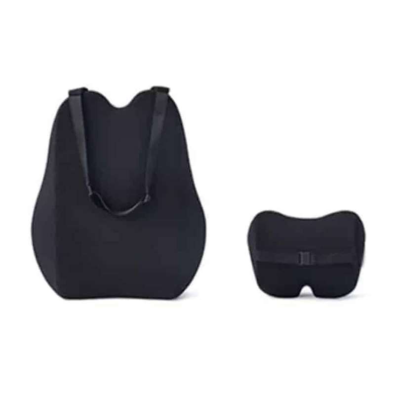 Killer Deals Car Travel Memory Foam Neck / Lower Back Support Cushions X 2 Combo