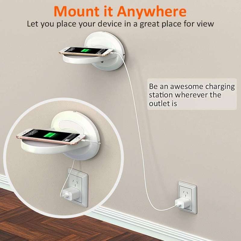 Killer Deals Home Office Wall Mount Shelf Holder for Phone/ Speaker/ Router