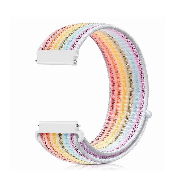 Killer Deals Replacement Woven Nylon Strap for Fitbit Versa 2- Rainbow