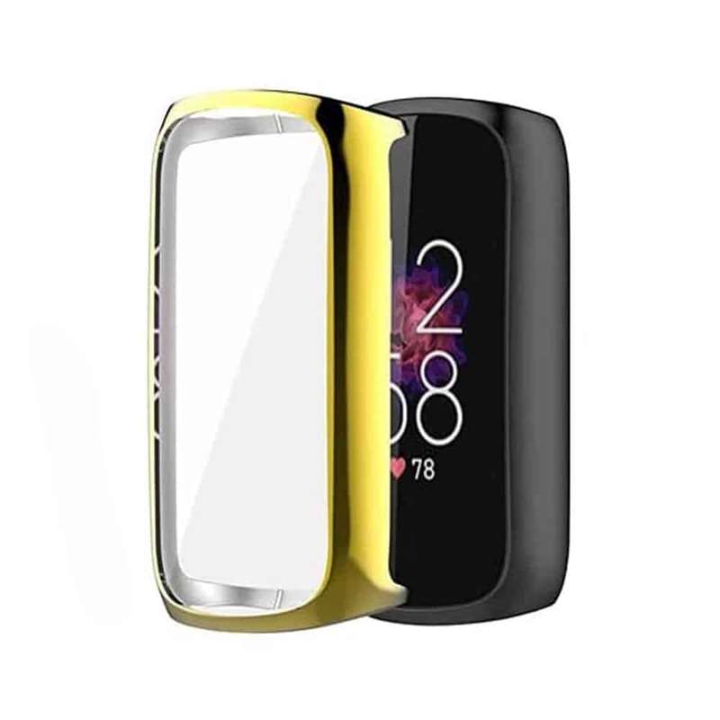 Killer Deals Fitbit Luxe Replacement TPU Silicone Protective Case - Silver
