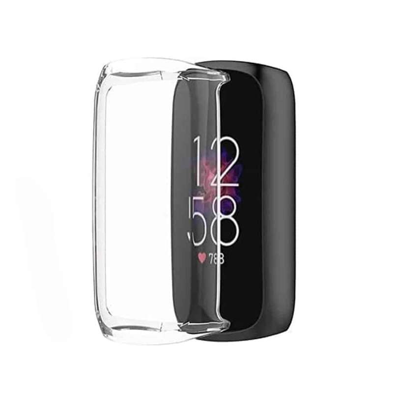 Killer Deals Fitbit Luxe Replacement TPU Silicone Protective Case - Silver