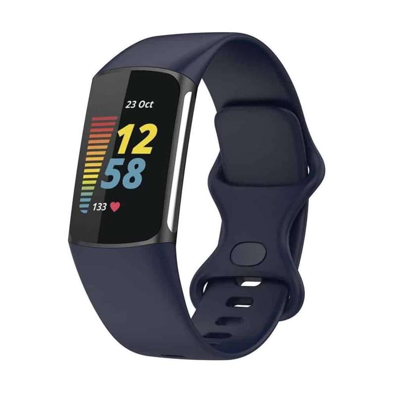 Fitbit Charge 5 Replacement Silicone Strap (S/M)- Grey