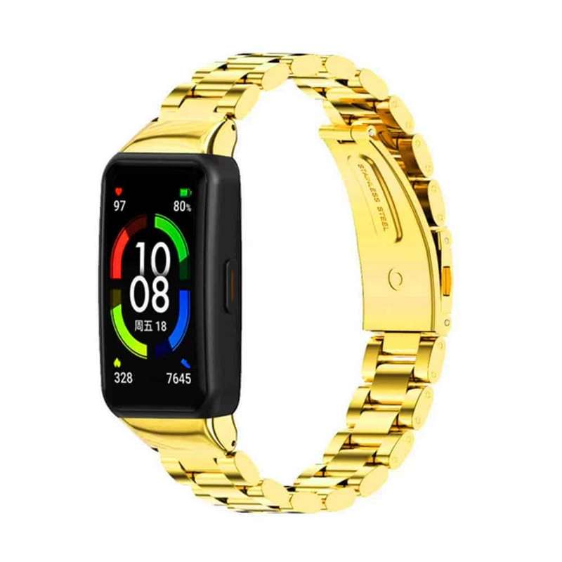 Killer Deals Stainless Steel Strap for Huawei band 6 - Black + Link removal tool