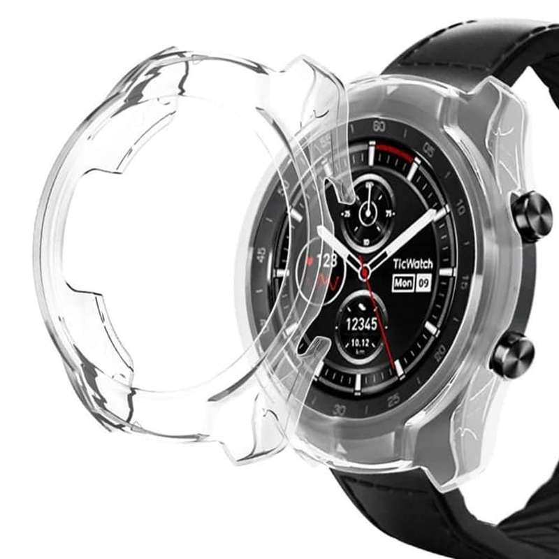 Killer Deals Anti-Shatter TPU Screen Protector for TicWatch Pro 3 - Clear