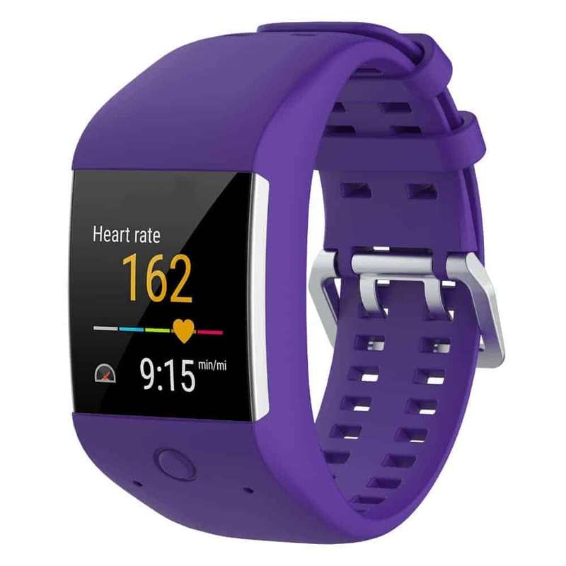 Killer Deals Polar M600 replacement silicone strap - Black (S-M-L)