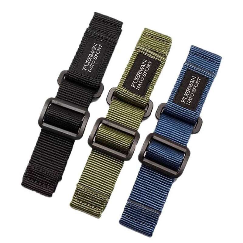 Killer Deals Universal Nylon Replacement Strap 22mm - Dark Blue