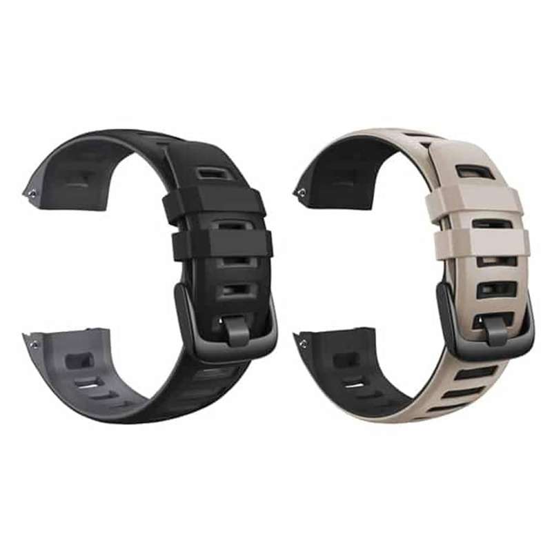 Killer Deals Silicone Strap For Garmin Instinct - Black/Grey