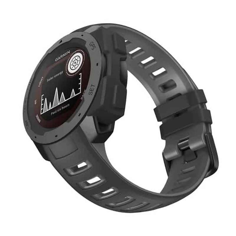 Killer Deals Silicone Strap For Garmin Instinct - Black/Grey