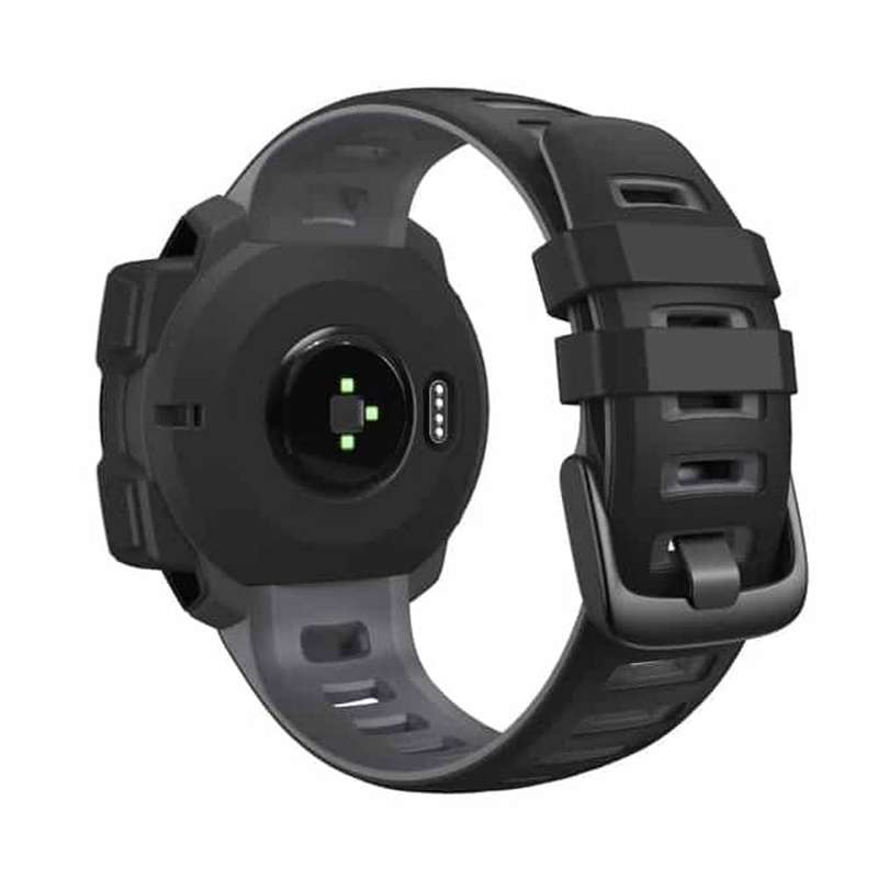 Killer Deals Silicone Strap For Garmin Instinct - Black/Grey