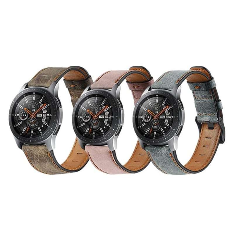 Killer Deals Universal Leather Band Strap 22mm Vintage - Brown