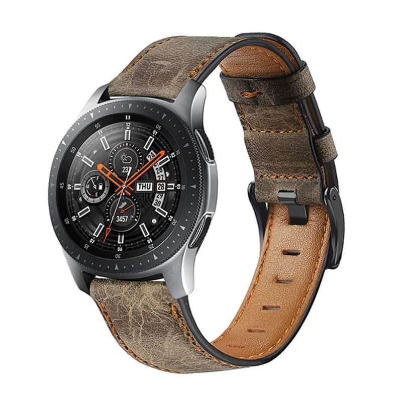 Killer Deals Universal Leather Band Strap 22mm Vintage - Brown