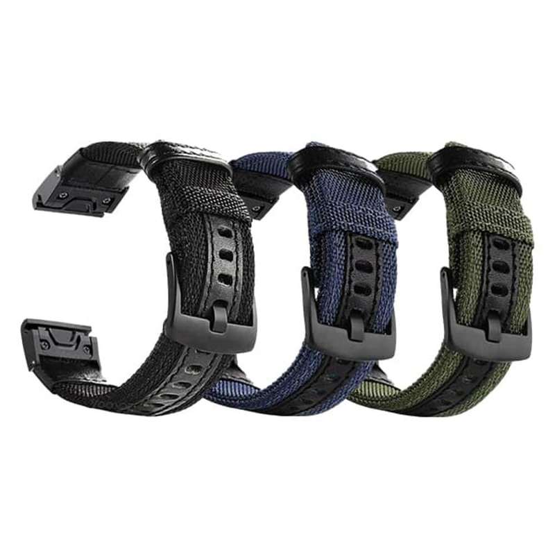 Killer Deals Quick Fit 22mm NOTA Nylon Durable Sweatproof Watch Band Strap for Garmin Fenix 5 - G...