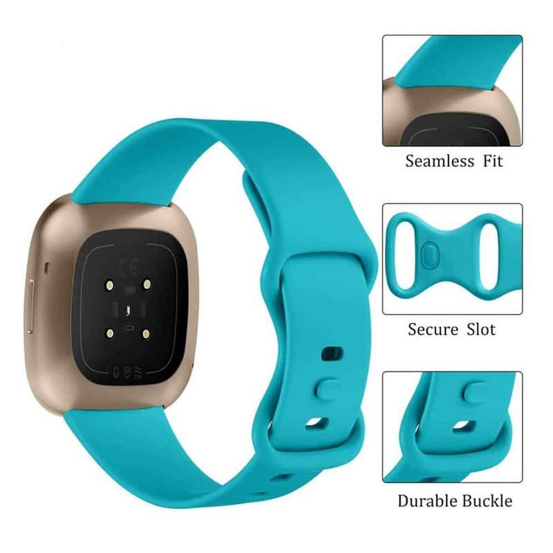 Killer Deals Fitbit Versa 3 Silicone Strap - White (M/L)