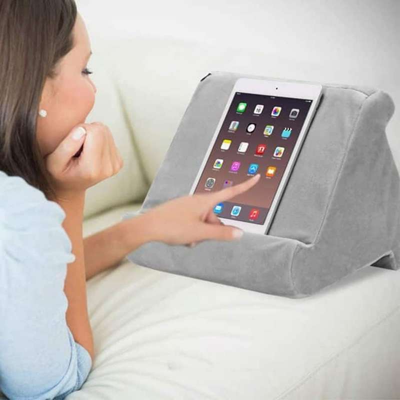 Killer Deals Multi-Angle Soft Microfibre Pillow Lap Stand Tablet Holder