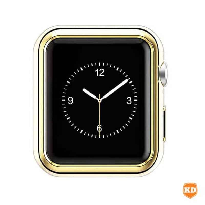 Killer Deals 41mm Frame Case for Apple Watch 7- Black + Gold + Silver Combo