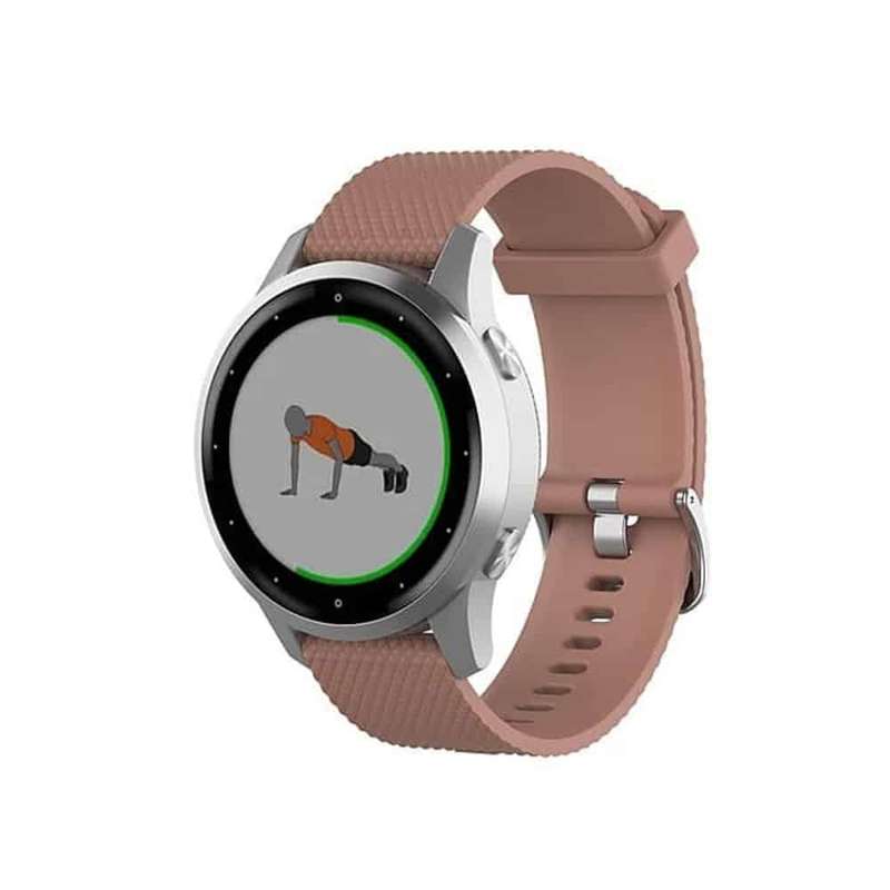 Quick Release 18mm Silicone Strap for Garmin Venu 2S- White
