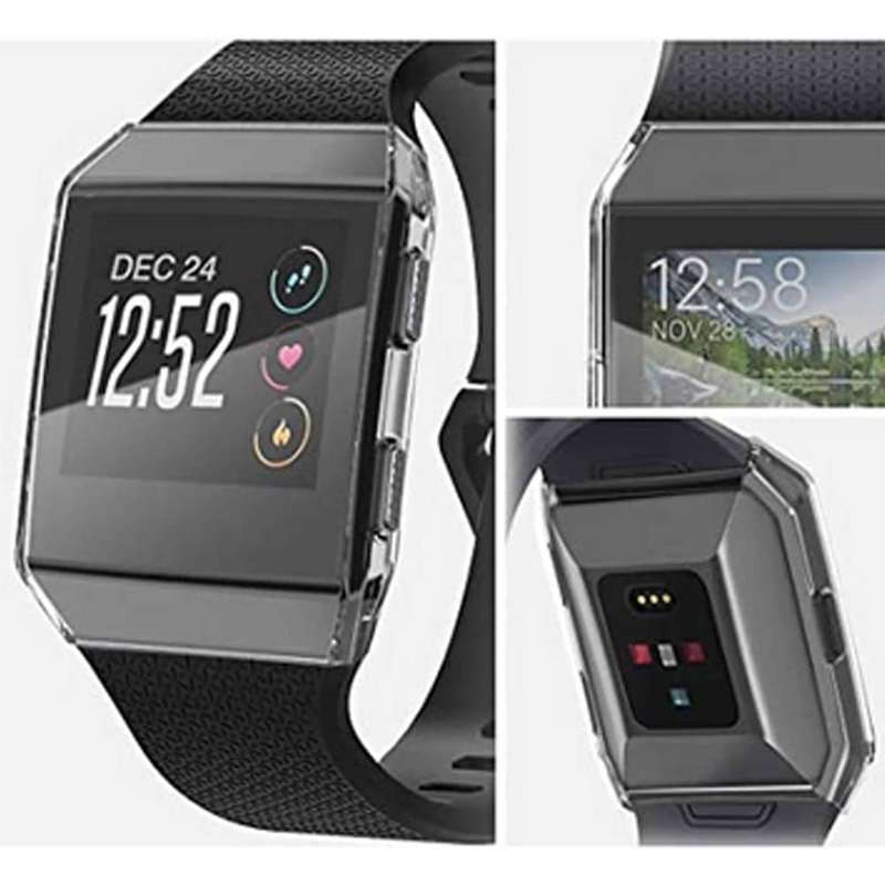 Killer Deals Shockproof TPU Protective Case for Fitbit Ionic- Clear