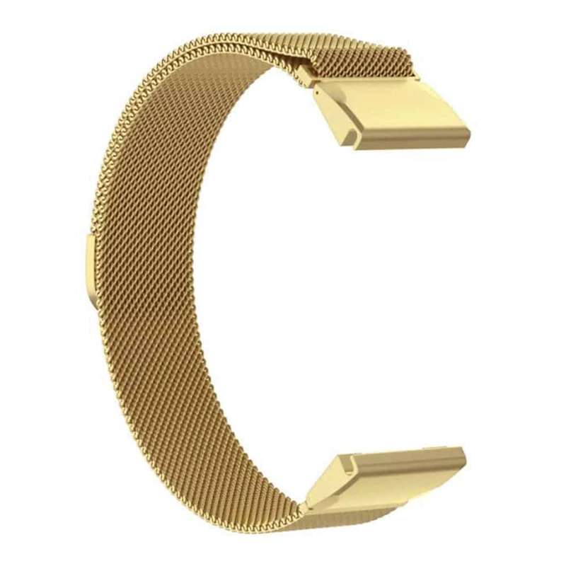 Killer Deals 20mm Stainless Steel Milanese Strap for Garmin Fenix 5S- Gold