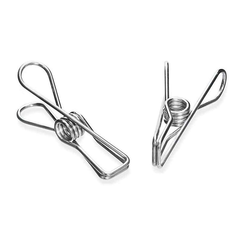 Laundry Hanging & Drying Washing Stainless-Steel Pegs x5 - Combo