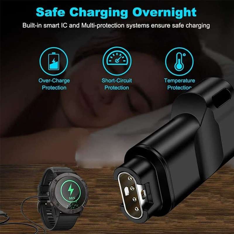 Killer Deals Type C USB Watch Charger Adapter for Garmin Forerunner/ Fenix