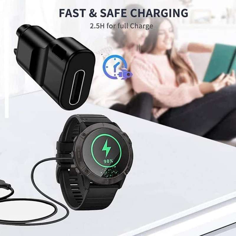 Killer Deals Type C USB Watch Charger Adapter for Garmin Forerunner/ Fenix