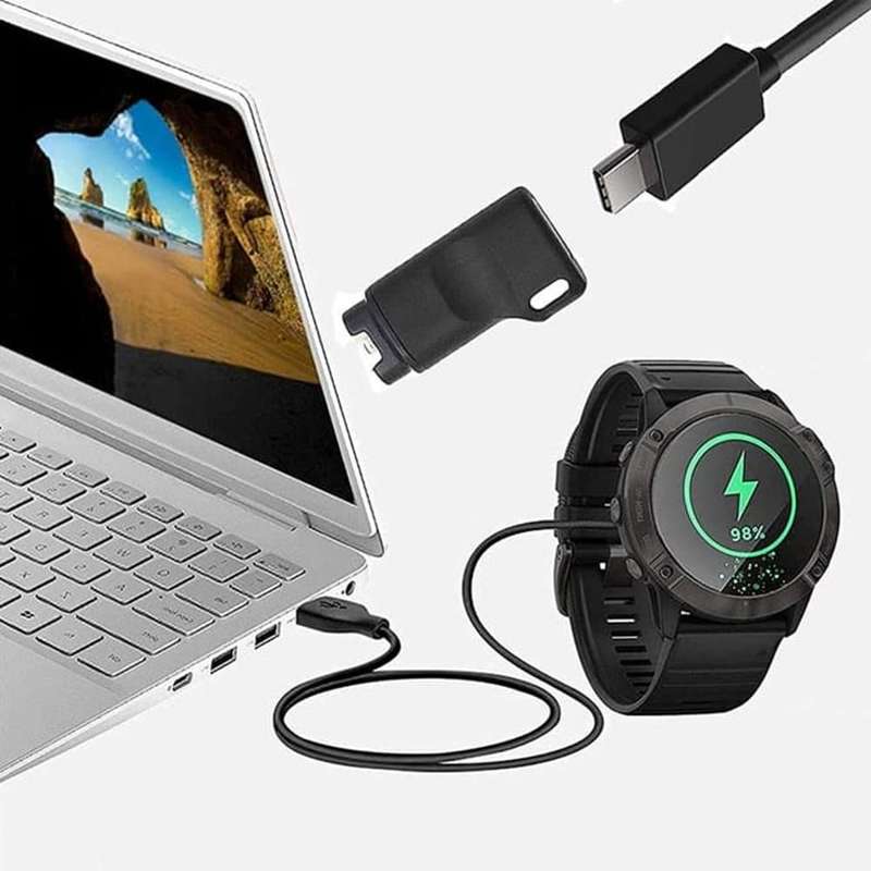 Killer Deals Type C USB Watch Charger Adapter for Garmin Forerunner/ Fenix
