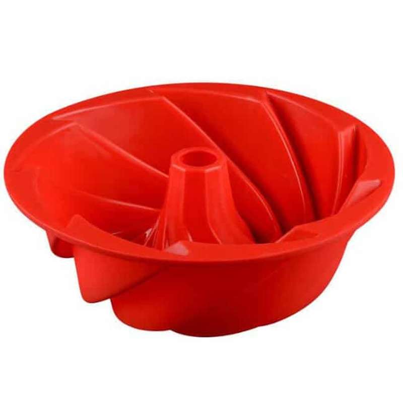 Killer Deals Round Swirl + Spiral Bundt Cake Silicone Baking Mould Combo