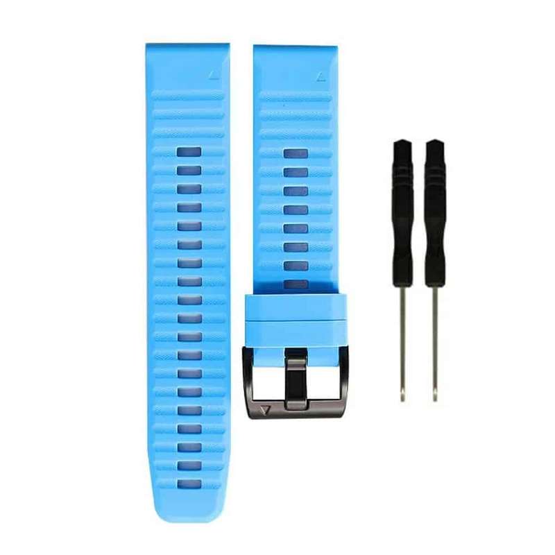 Killer Deals 26mm Silicone Strap for Garmin Fenix 5X/ Fenix 6X/ Fenix 7X